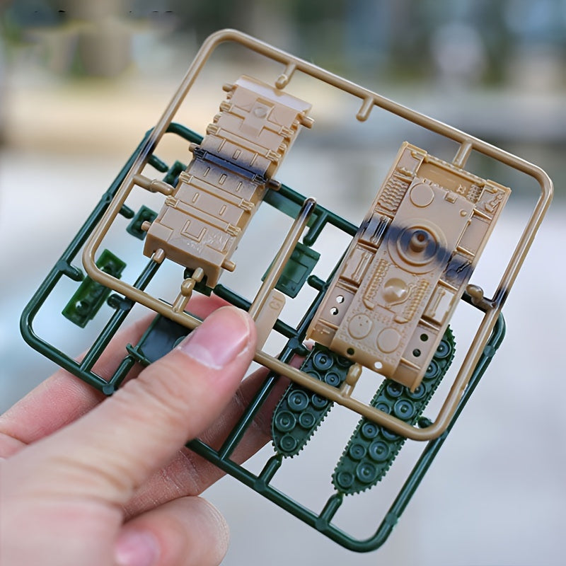 Tank and Armored Car Block Model Kit