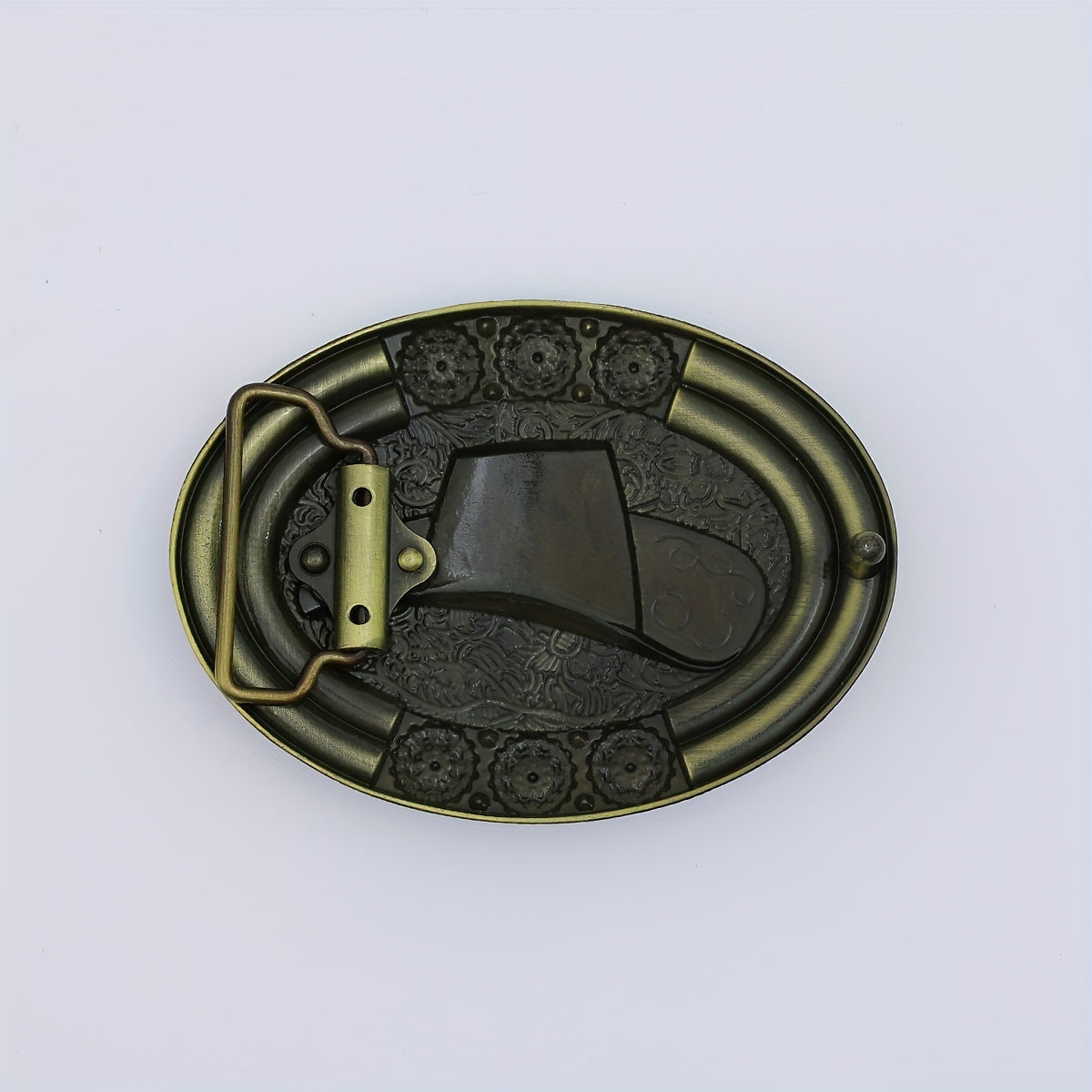 Western Cowboy Men's Retro Belt Buckle Head Large Plate Buckle