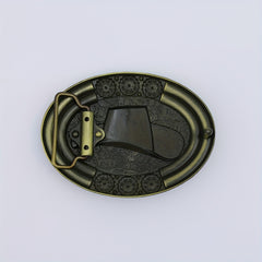Western Cowboy Men's Retro Belt Buckle Head Large Plate Buckle