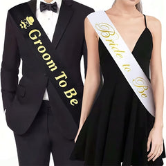 Wedding Belt & Shoulder Strap for Bride & Groom