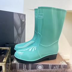 Women's Waterproof High Top Rain Boots Comfortable Non-slip Outdoor Boots