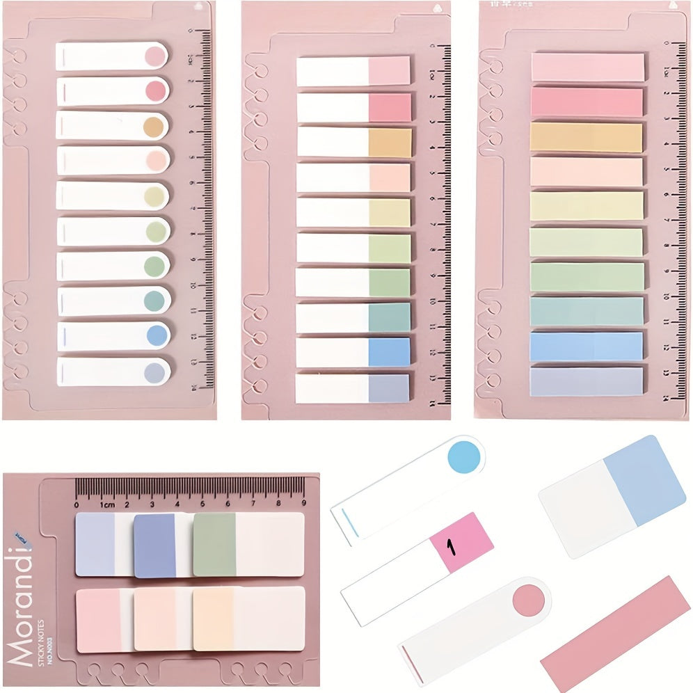 Index Tabs with Ruler Sticky Tab Note Page Marker File Flags