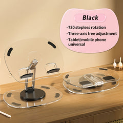 Universal Desktop Tablet Stand Swivel Adjustable Foldable
