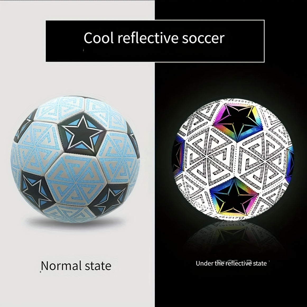 Size 5 Luminous Soccer Ball for Competition Training