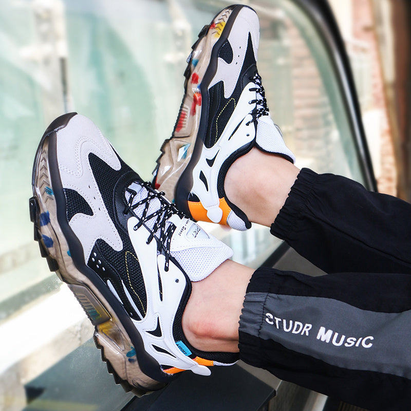 Shock Absorption Lace Up Sneakers Autumn & Winter