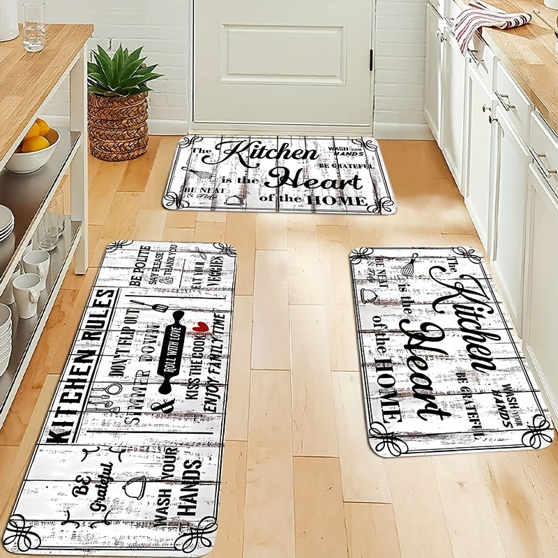 Anti Fatigue Kitchen Mat Entrance Doormat Water Absorbing Floor Mat