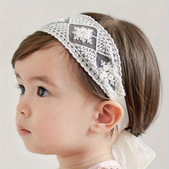 Flower Lace Headband for Baby Girls