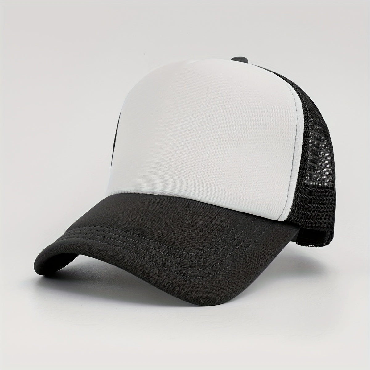 Fluorescent Baseball Cap Sunscreen Trucker Hat Mesh Breathable Adjustable