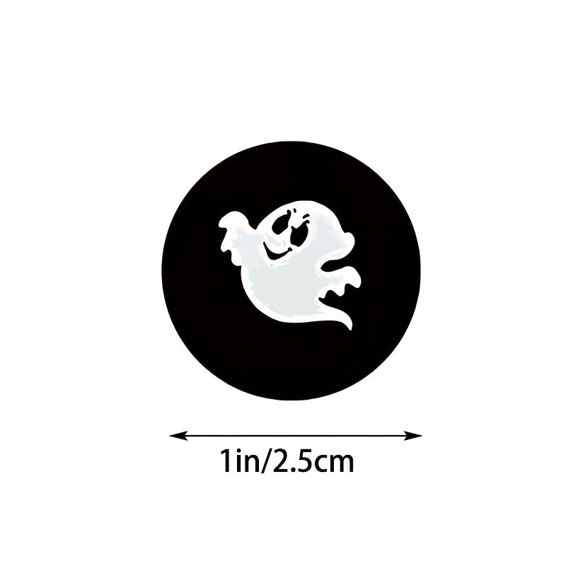 500pcs Halloween Cartoon Stickers Roll Funny Sealing Stickers