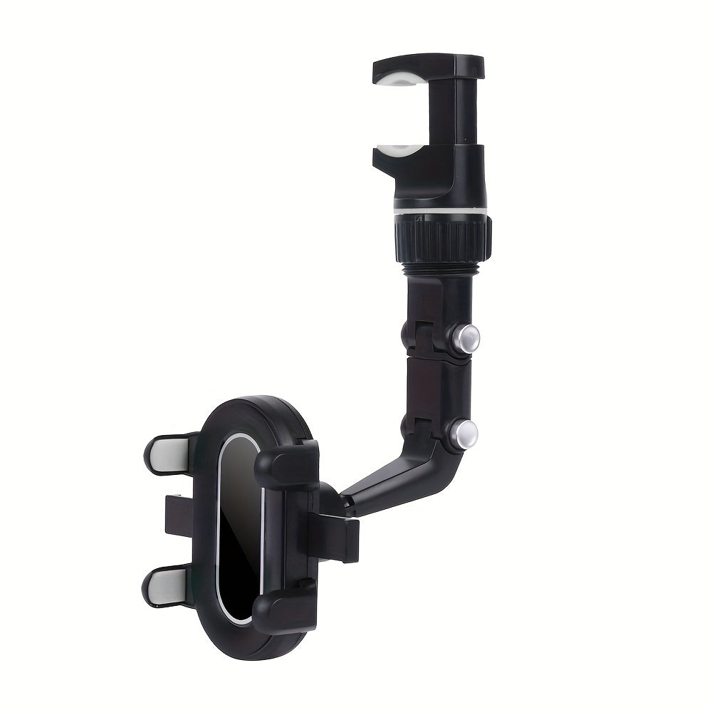 360 Degree Car Phone Holder Rearview Mirror Seat Hanging Clip Bracket