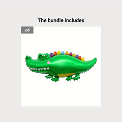 Crocodile Aluminum Foil Balloon for Kids Birthday Party Decoration