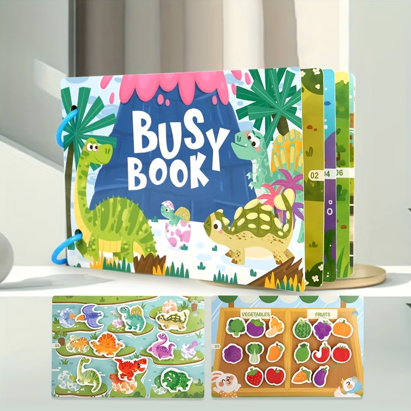 Interactive Busy Book Educational Sensory Activity Flash Cards