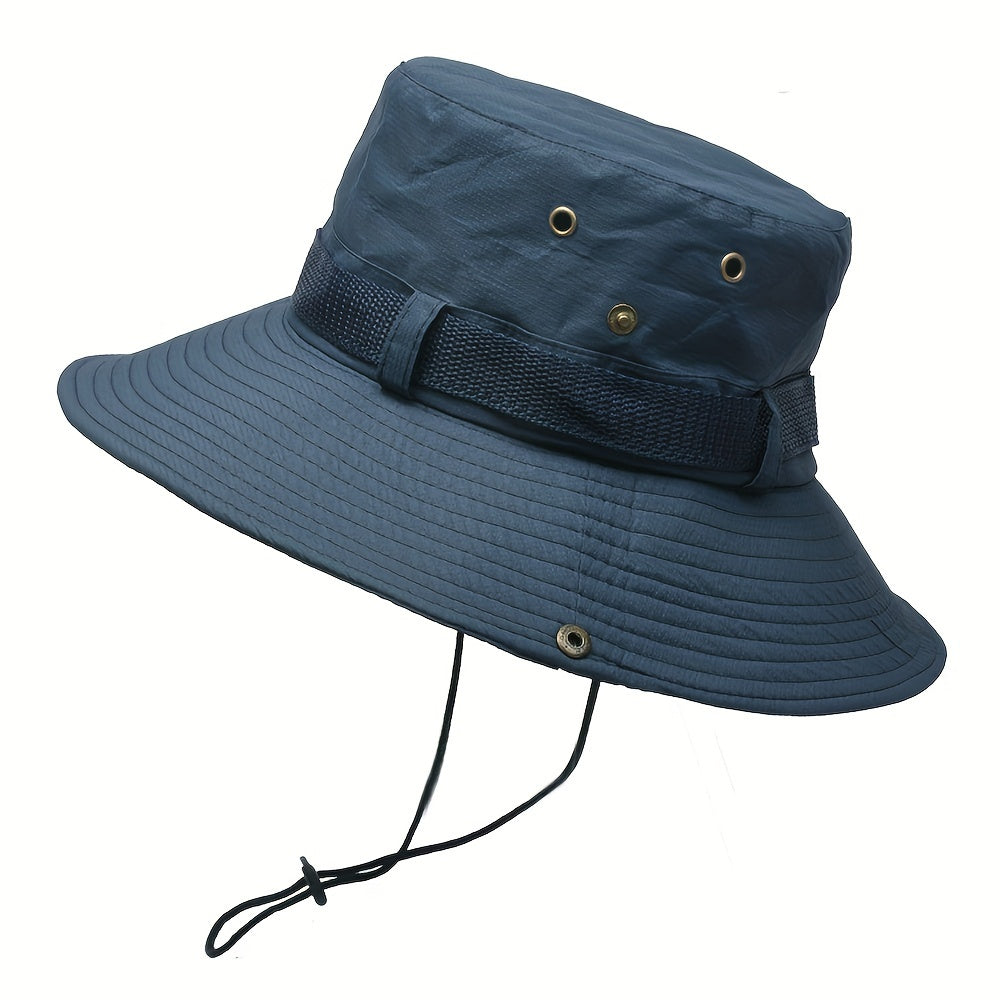 Adult's Sun Protection Fishing Bucket Hat Lightweight Wide Brim Sun Cap