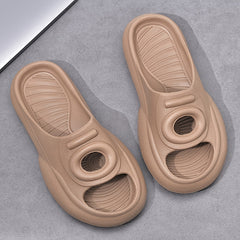 Men's Funny Slides Casual Non Slip Slippers Open Toe Shoes Indoor Outdoor