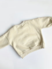 Animal Print Kid's Thermal Sweatshirt Long Sleeve Top
