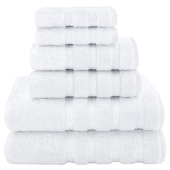 6pc Pure Cotton Towel Set for Bathroom