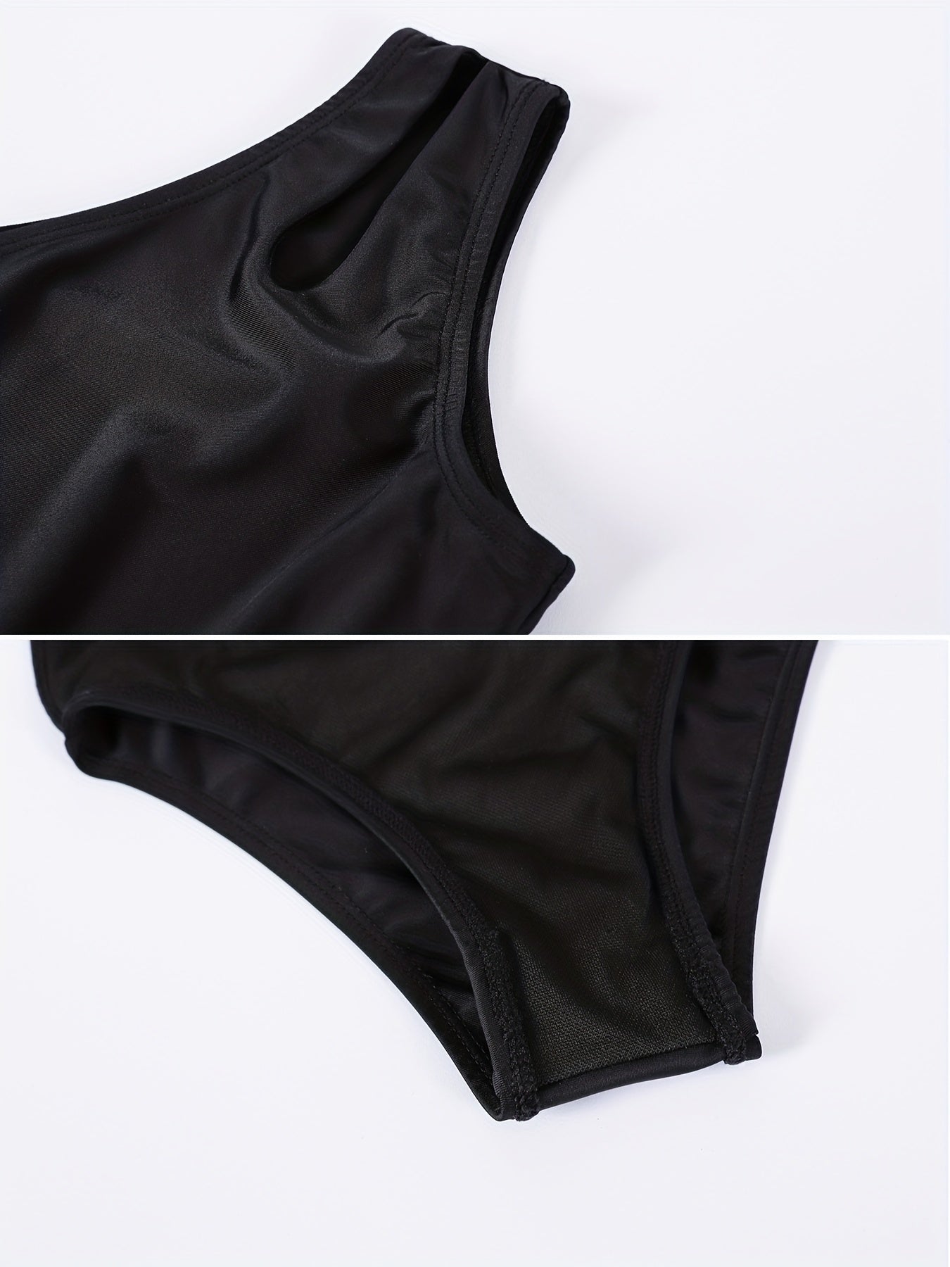 Girls 1pc Swimsuit One Shoulder Tankini Quick Drying Kids Clothes