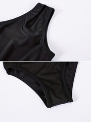 Girls 1pc Swimsuit One Shoulder Tankini Quick Drying Kids Clothes