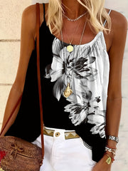 Women's Plus Colorful Grid Print Cami Top