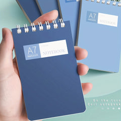 4pcs A7 Spiral Notebooks 80 Sheets