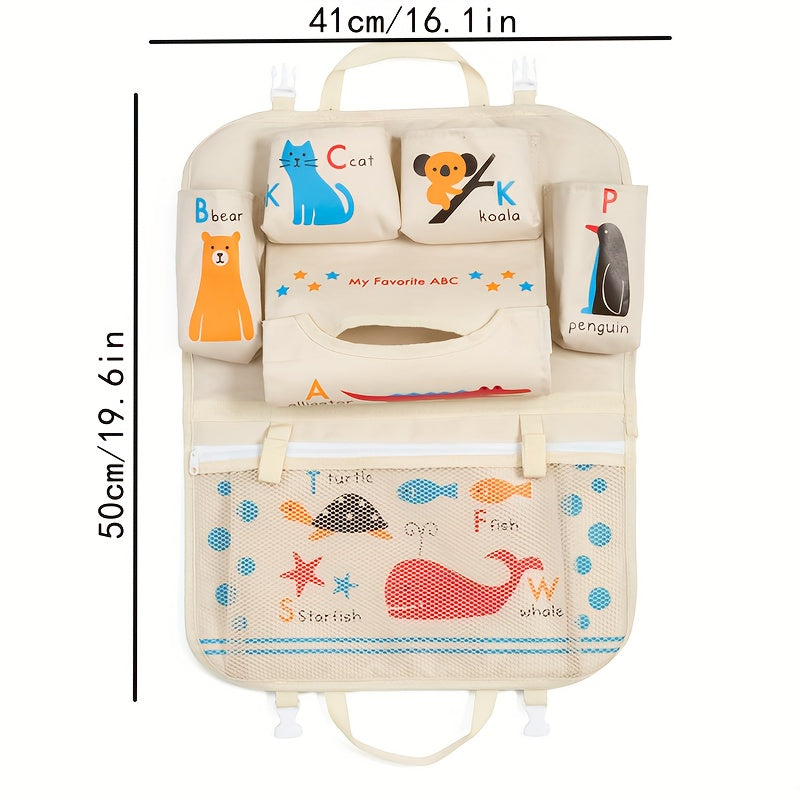 Multifunctional Car Seat Back Storage Bag Organizer