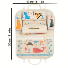 Multifunctional Car Seat Back Storage Bag Organizer