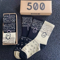 Hip hop Cotton Sweat-absorbent Short Socks For Men And Women