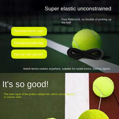 6pcs Tennis Training Ball With Elastic Rope for Outdoor Fitness Training