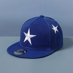 Kids Pentagram Embroidery Baseball Cap Sun Protection Sunshade Hip Hop Hat