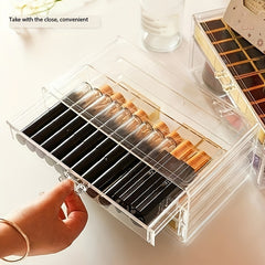 Acrylic Lipstick Storage Box Dustproof Cosmetic Rack