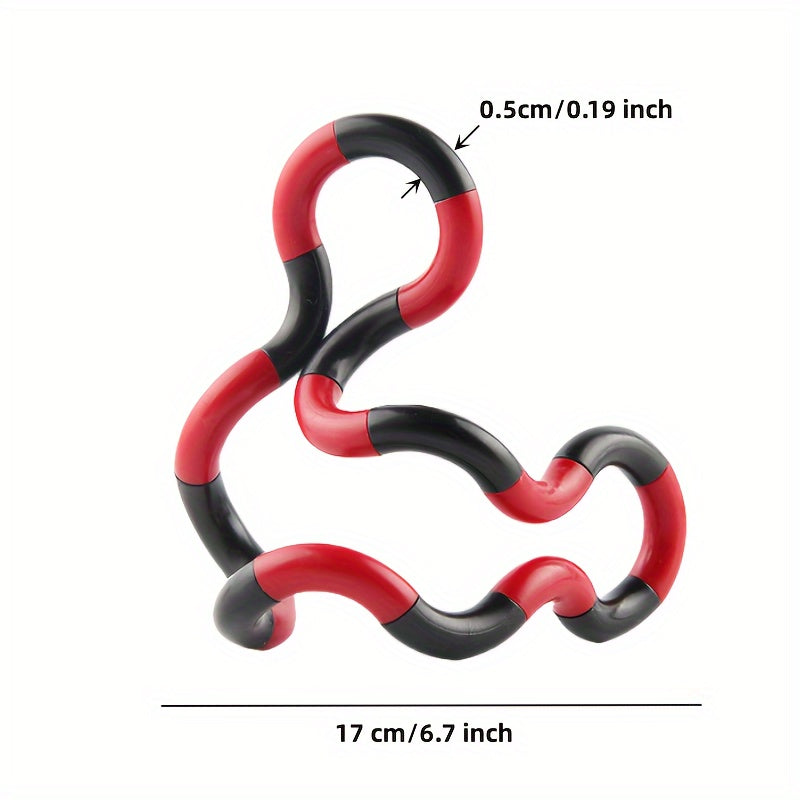 6pcs Twisted Rope Circle Wrapped Toy Adult Stress Relief Gift
