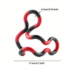 6pcs Twisted Rope Circle Wrapped Toy Adult Stress Relief Gift
