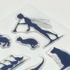 Transparent Seal Characters Animal Patterns Scrapbooking Card Making