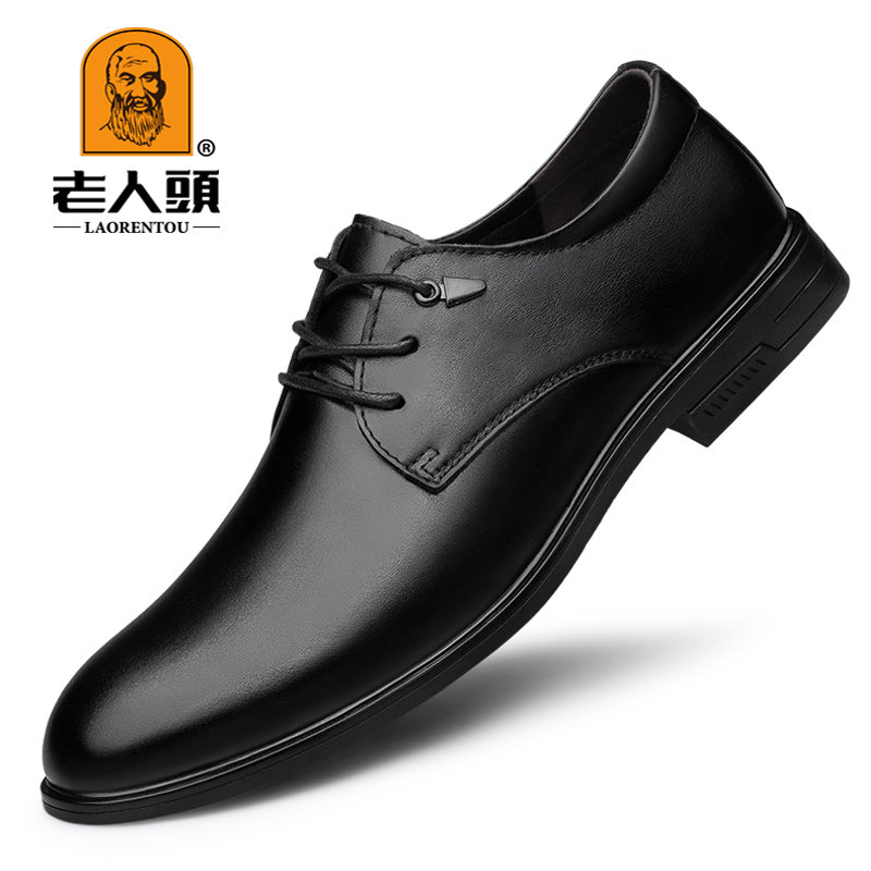 Men's Derby Shoes Lace up Front Dress Shoes For Men Business Formal Wedding