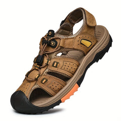 Men's Lightweight Closed Toe Sandals Anti-skid Beach Sandals
