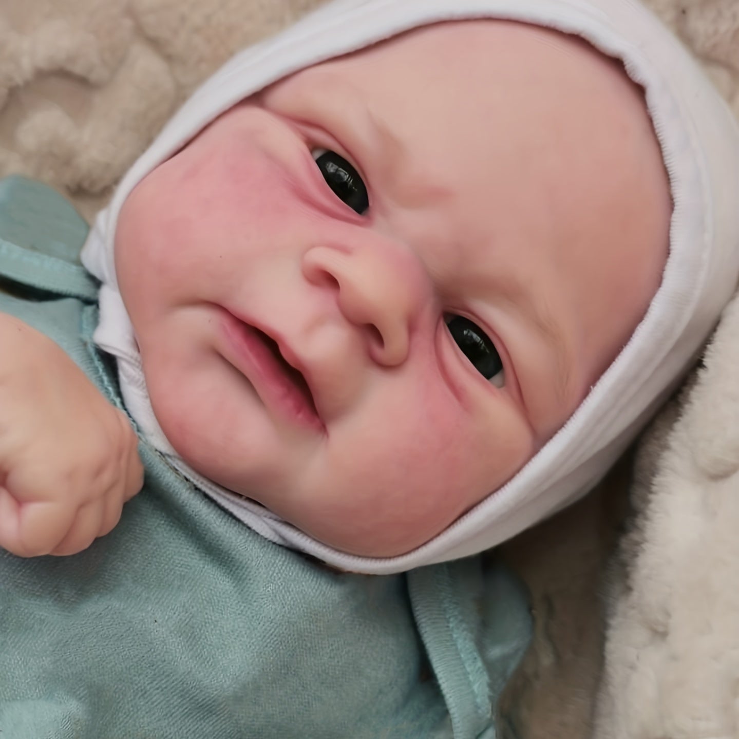 18" Newborn Elijah Doll Realistic Hand Painted Collectible Art