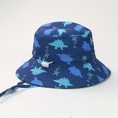 Baby Sun Hat Cartoon Dinosaur Dolphin Pattern Sun Protection Hats Toddler