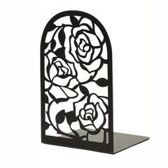Rose Metal Bookends Desktop Storage Bookshelves