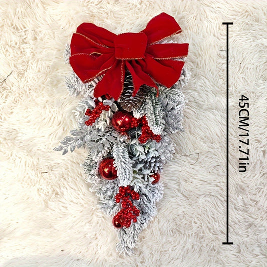 Christmas Wreath Door Hanger Holiday Decoration