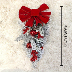 Christmas Wreath Door Hanger Holiday Decoration