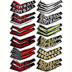 12 Pairs Arm Sleeves Men Flag Letter UV Protection Cooling Summer