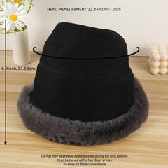 Winter Autumn Bucket Hat Female Adult Beanies Skullcap Keep Warm Beanies