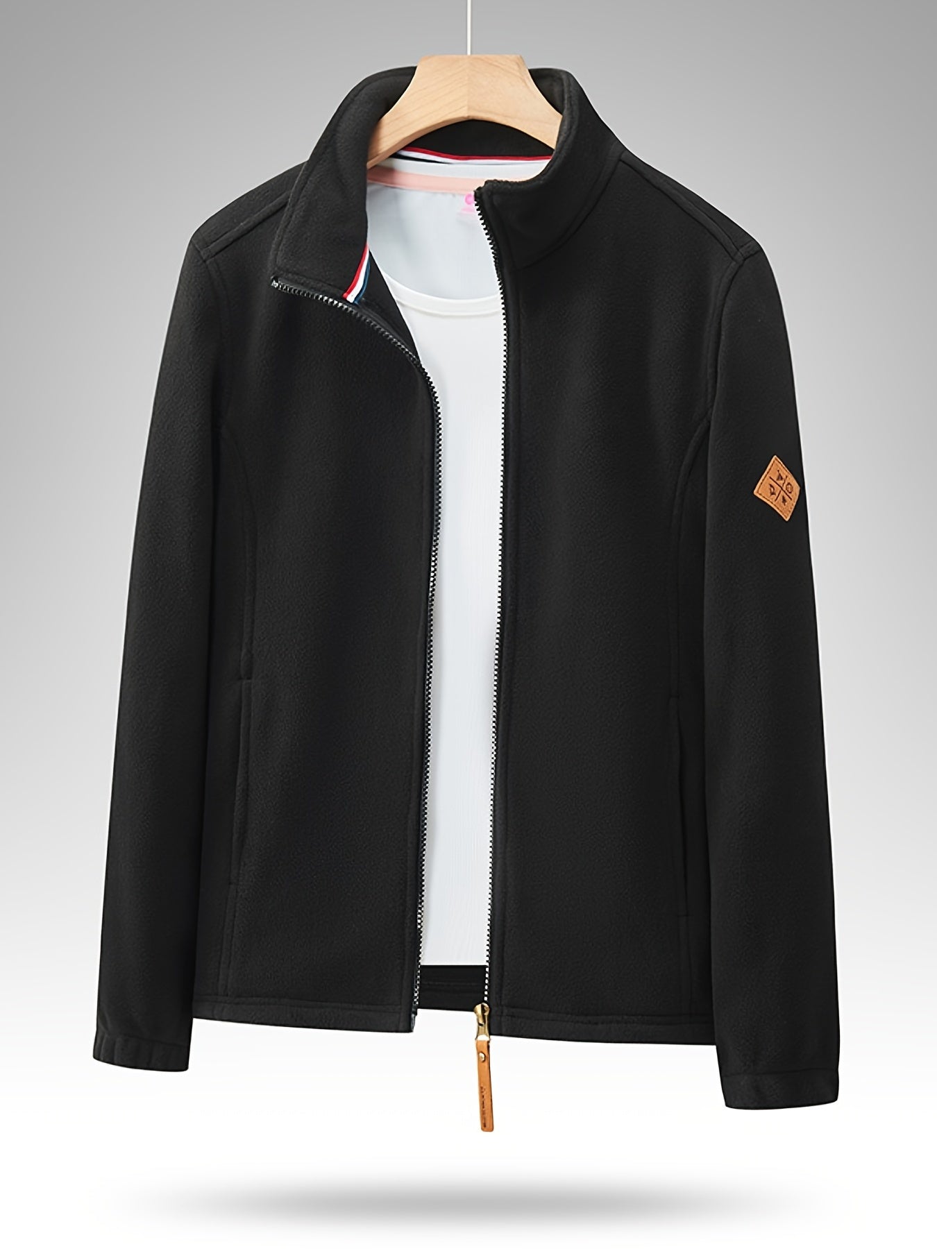Women's Breathable Polar Fleece Zip Jacket for Outdoor Wear