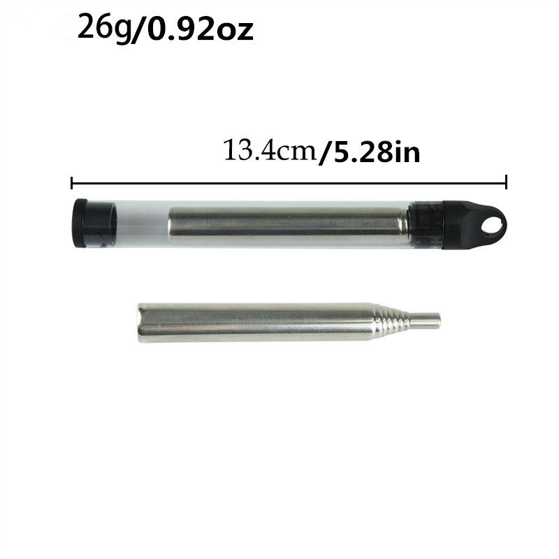 Collapsible Stainless Steel Blow Fire Tool for Outdoor Camping Hiking