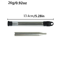 Collapsible Stainless Steel Blow Fire Tool for Outdoor Camping Hiking