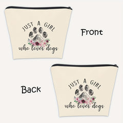 Dog Birthday Gift For Sister Makeup Bag Zipper Purse