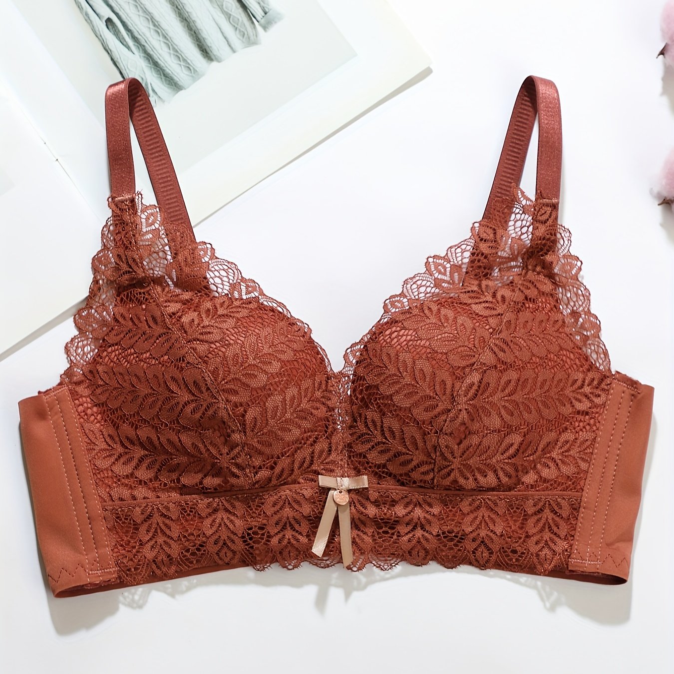 Lace Push Up Bra Adjustable Women's Lingerie