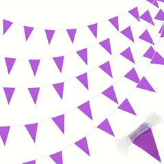10m Pennant Banners Flags Triangle Bunting Bulk Garland