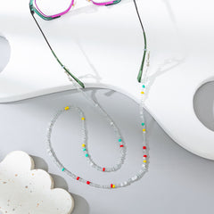 Colorful Beaded Glasses Chain Strap for Women Girls