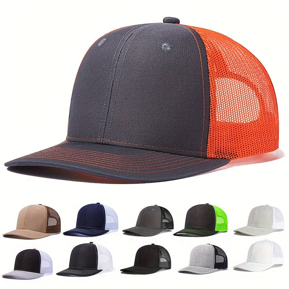 Unisex Mesh Hip hop Hat Adjustable Baseball Cap Sun Hat
